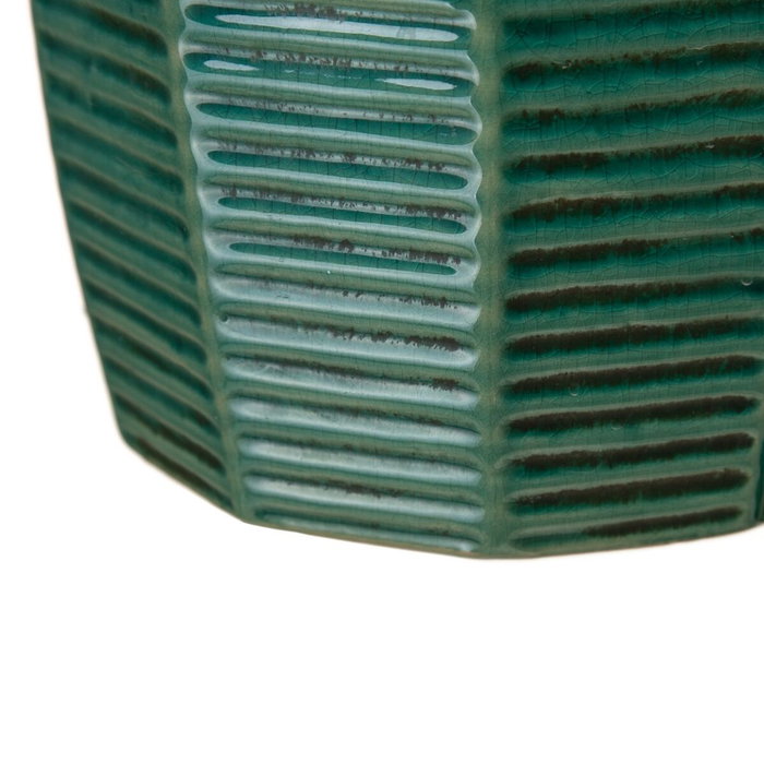BigBuy Garden Cache-pot en Céramique Bleu foncé BigBuy Garden Cache-pot en Céramique Bleu foncé