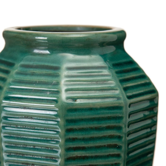 BigBuy Garden Cache-pot en Céramique Bleu foncé BigBuy Garden Cache-pot en Céramique Bleu foncé