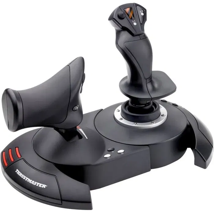 Thrustmaster Joystick T-FLIGHT HOTAS X - Manette de vol et manette des gaz pour PC et PS3 - Simulation de vol avec résistance ajustable