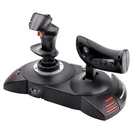 Thrustmaster Joystick T-FLIGHT HOTAS X - Manette de vol et manette des gaz pour PC et PS3 - Simulation de vol avec résistance ajustable
