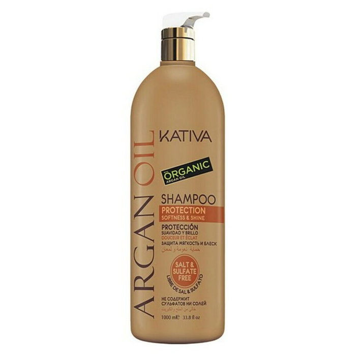 Kativa Shampooing Réparateur à l'Huile d'Argan 1000 ml
