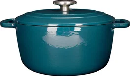 Cosy & Trendy Cocotte Fontestic en fonte émaillée - 24 cm - Bleu