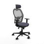 Piqueras y Crespo Chaise de Bureau Jorquera Gris Foncé