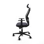 Piqueras y Crespo Chaise de Bureau Jorquera Gris Foncé