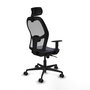 Piqueras y Crespo Chaise de Bureau Jorquera Gris Foncé
