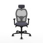 Piqueras y Crespo Chaise de Bureau Jorquera Gris Foncé
