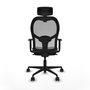 Piqueras y Crespo Chaise de Bureau Jorquera Gris Foncé