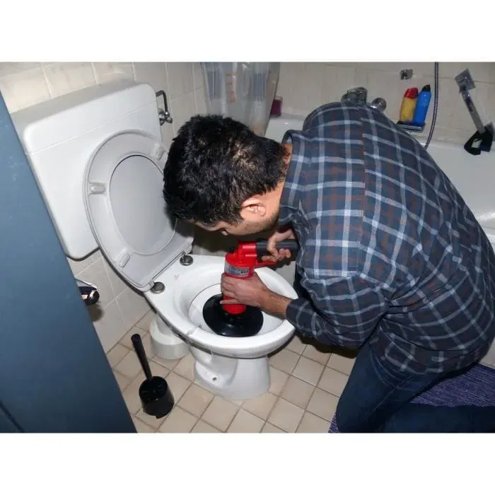 Rothenberger Industrial 1500000006 - Pistolet à déboucher à air comprimé écologique, sans produits chimiques, pour canalisation de cuisine, salle de bain, toilettes