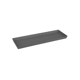 ELHO Soucoupe de balcon Loft Urban - 50 cm - Anthracite - Récepteur d'eau, protège plantes et surfaces