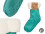 GIFTDECOR Calcetin Sherpa Infantil Menta - Verde