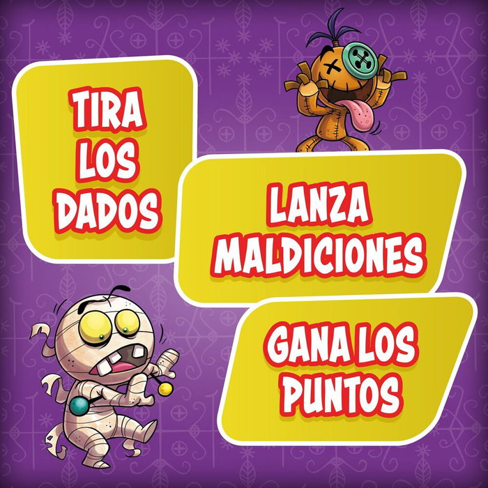 SD GAMES Vudu - Jeu de société en espagnol pour adultes et familles (à partir de 8 ans) 2 à 8 joueurs - Cartes, dés et plateau