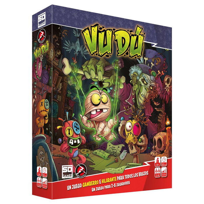 Sd Games Jeu de Société Voodoo - Jeu de Dés Familial à partir de 8 Ans - 2 à 8 Joueurs Sd Games Jeu de Société Voodoo - Jeu de Dés Familial à partir de 8 Ans - 2 à 8 Joueurs