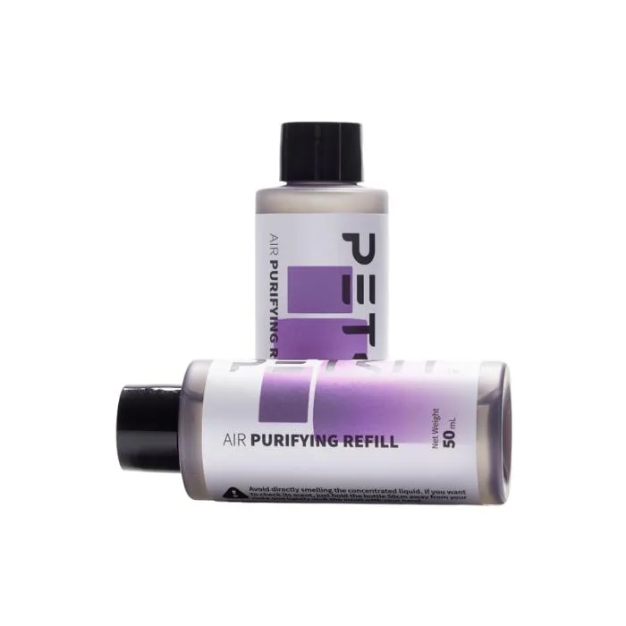 Petkit Pura Air Smart - Lot de 4 recharges purifiantes pour désodorisant à spray, à base de plantes, 4 x 50 ml