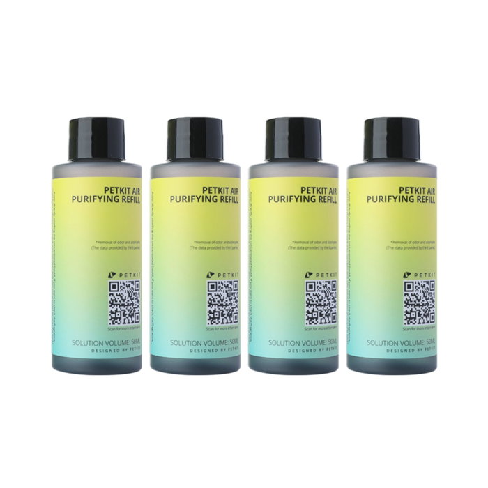 Petkit Lot de 4 recharges purifiantes pour Boîtier spray PURA AIR Smart Petkit Lot de 4 recharges purifiantes pour Boîtier spray PURA AIR Smart