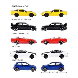 Majorette - Coffret Cadeau Youngster 5 Pièces - 5 Voitures Miniatures à Roue Libre - Échelle 1/64 (7,5 cm) - Véhicules Années 1990 - Enfants à partir de 3 ans