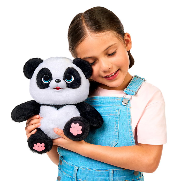 Little Live Pets - Ma Baby Panda interactive - Jouet éducatif - Panda bébé qui mange et fait caca - Plus de 50 sons - Version espagnole - Réf. 26676