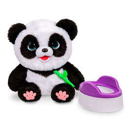 Little Live Pets - Ma Baby Panda interactive - Jouet éducatif - Panda bébé qui mange et fait caca - Plus de 50 sons - Version espagnole - Réf. 26676