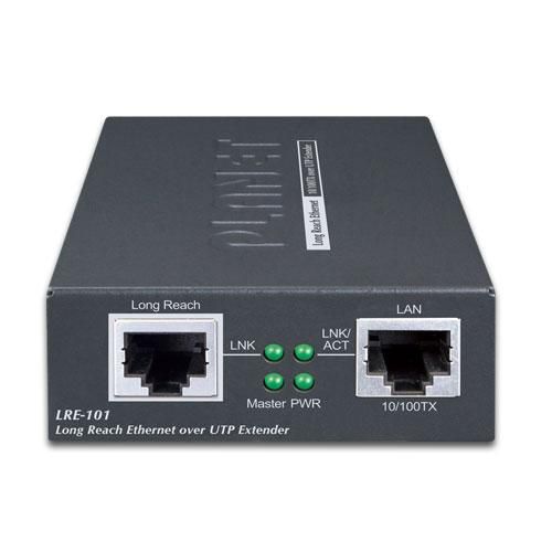 Planet LRE-101 Extendeur Ethernet longue portée 1 port RJ45 10/100TX sur câble UTP jusqu'à 1,2 km
