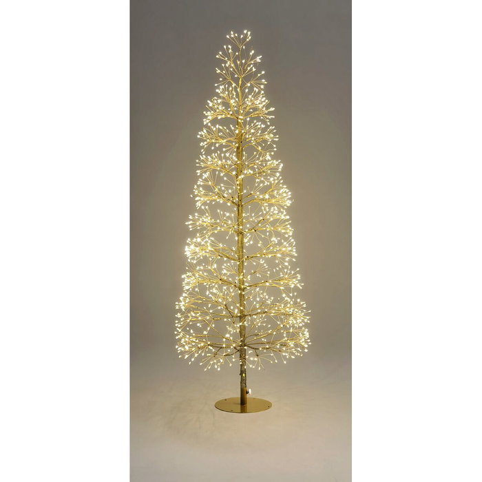 Sapin de Noël Home ESPRIT Doré 40 x 40 x 120 cm Sapin de Noël Home ESPRIT Doré 40 x 40 x 120 cm