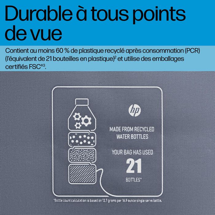 HP Sacoche pour PC portable 14 pouces, durable, 9 L, compartiment rembourré, résistante à l'eau, avec bandoulière amovible et garantie 3 ans HP Sacoche pour PC portable 14 pouces, durable, 9 L, compartiment rembourré, résistante à l'eau, avec bandoulière amovible et garantie 3 ans