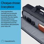HP Sacoche pour PC portable 14 pouces, durable, 9 L, compartiment rembourré, résistante à l'eau, avec bandoulière amovible et garantie 3 ans