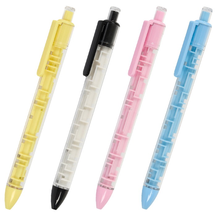 The Concept Factory Bolígrafo Laberinto Funny, couleurs assorties