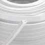 Profil de silicone IP65 pour ruban LED 12x12 mm, protection et diffusion de lumière, rouleau de 100 mètres