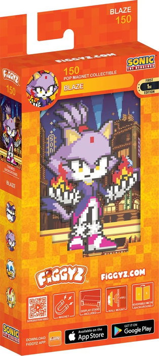 FiGGYZ Blaze the Cat 11 cm - Aimant de collection Sonic the Hedgehog
