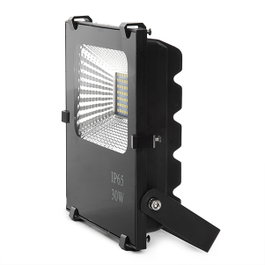 Projecteur LED 30W 3 600Lm 6000K IP65 Noir