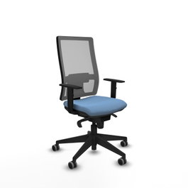 PIQUERAS Y CRESPO Chaise de bureau Horna Bleu ciel