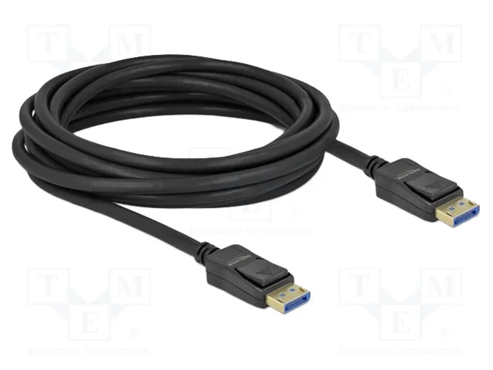DELOCK Câble DisplayPort 2.0 noir 5m DELOCK Câble DisplayPort 2.0 noir 5m