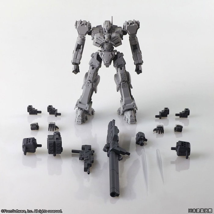 Armored Core figurines pack 4 Plastic Model Kit Structure Arts Series 1