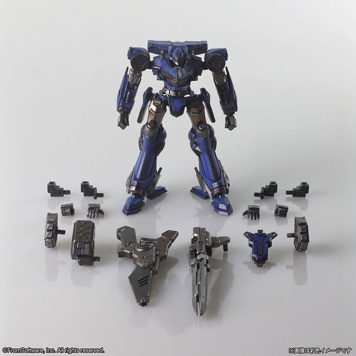 Armored Core figurines pack 4 Plastic Model Kit Structure Arts Series 1