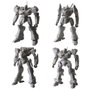 Armored Core figurines pack 4 Plastic Model Kit Structure Arts Series 1