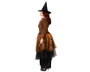 Atosa Déguisement Sorcière Marron avec Robe à Jupe en Tulle et Chapeau