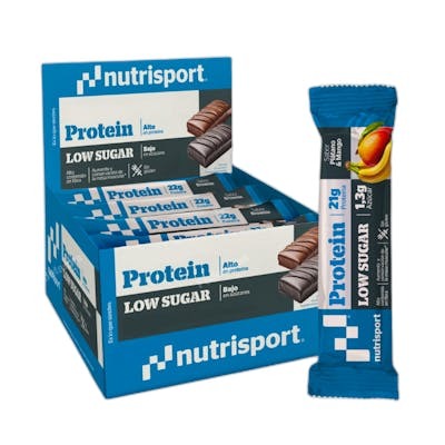 Nutrisport Barre protéinée Low Sugar Banana-Mango 16 barres - Faible en sucres, riche en protéines Nutrisport Barre protéinée Low Sugar Banana-Mango 16 barres - Faible en sucres, riche en protéines