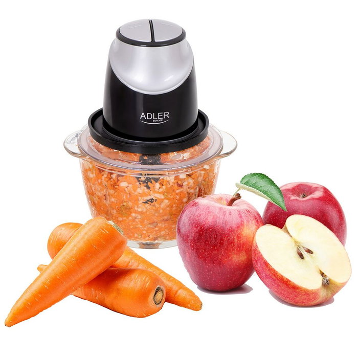 Adler Bol mixeur AD 4082 Noir Gris Transparent 300 W 1,2 L