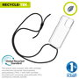 Muvit Coque Recycletek pour Apple iPhone 15 Transparente Recyclé
