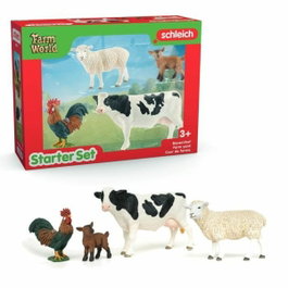 Schleich Mes Premiers Animaux de la Ferme, Coffret de 4 animaux Farm World