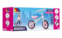 Molto - Bicicleta sin pedals - Vélo sans pédales d'équilibre rose 10 pouces - Dimensions : 48,5x36x90 cm - Pour enfant dès 2 ans