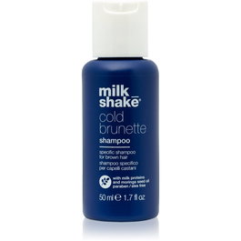 Milk Shake Shampooing Cold Brunette - Shampooing couleur soin pour cheveux bruns foncés - 50 ml - Pour femmes