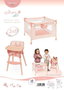 Decuevas Trona et parc d'activités 2-en-1 pour enfants à partir de 3 ans, avec assemblage, en métal, plastique et polyester