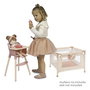 Decuevas Trona et parc d'activités 2-en-1 pour enfants à partir de 3 ans, avec assemblage, en métal, plastique et polyester