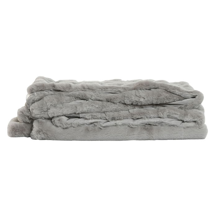 Couverture Home ESPRIT Gris clair 220 x 240 x 1 cm