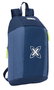 Safta Mini Mochila Vertical Munich, sac à dos compact à fermeture éclaire Blue Indigo, dimensions 22x39x10 cm, à partir de 3 ans