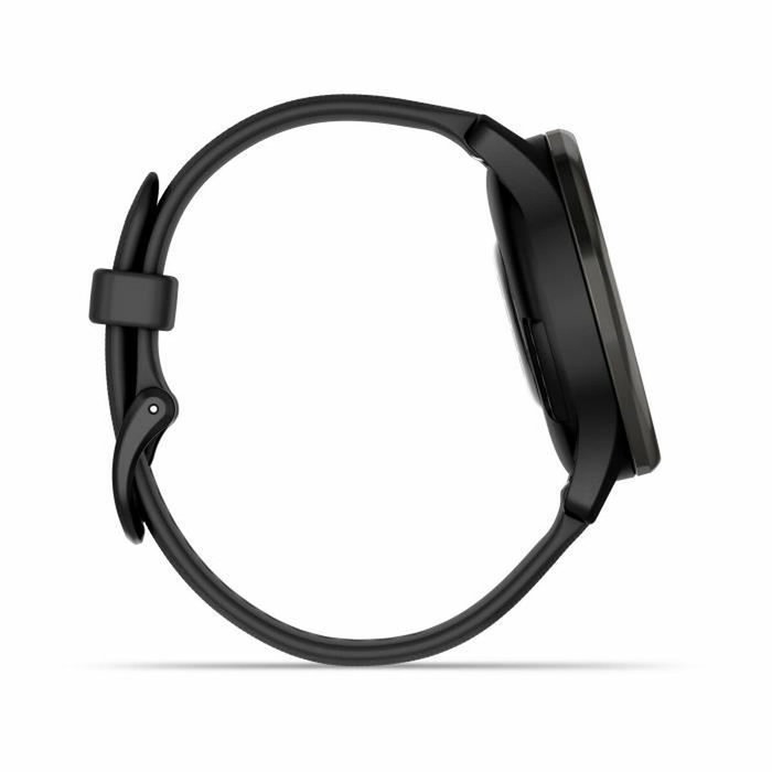 Garmin Vivomove Trend - Montre connectée hybride avec aiguilles, écran tactile et bracelet silicone noir Garmin Vivomove Trend - Montre connectée hybride avec aiguilles, écran tactile et bracelet silicone noir