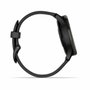Garmin Vivomove Trend - Montre connectée hybride avec aiguilles, écran tactile et bracelet silicone noir