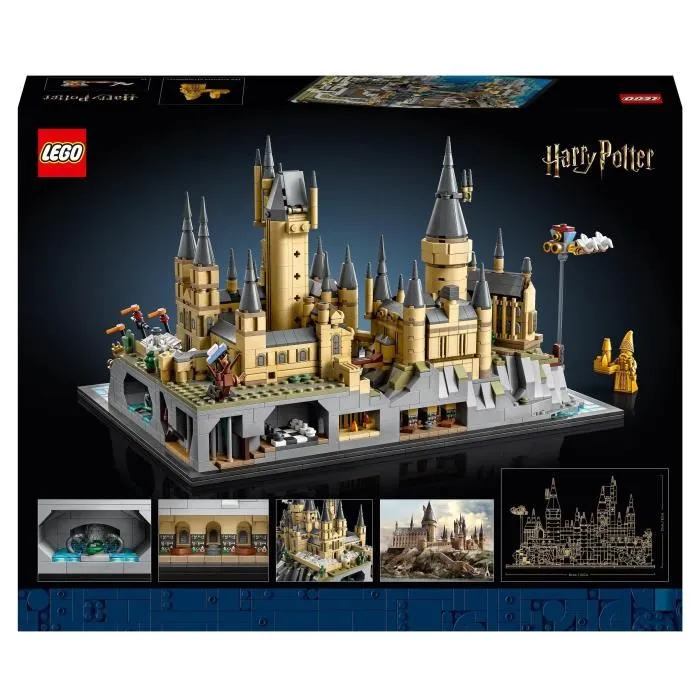 LEGO 76419 Le Château et le Domaine de Poudlard - Maquette à Construire pour Adultes avec Lieux Iconiques d'Harry Potter