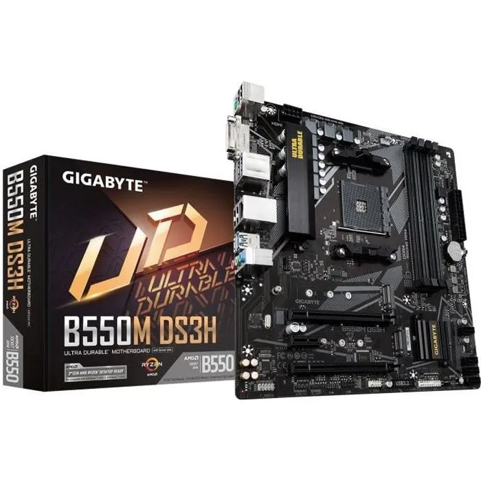 Gigabyte B550M DS3H Carte mère Gigabyte B550M DS3H Carte mère
