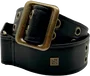 GETM Correa Guit/Bajo Antique Brass - Sangle guitare basse noire réglable 165 cm My Piccadilly
